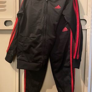 Black and red Adidas set